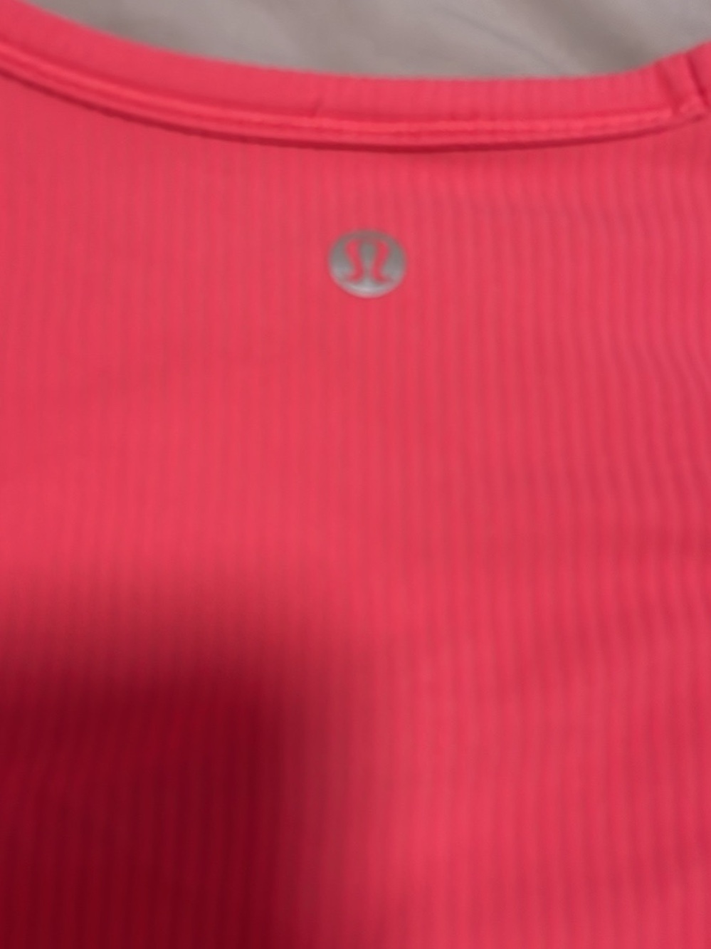 lululemon athletica Bright Coral Short Sleeve Tee - Picture 2 of 5